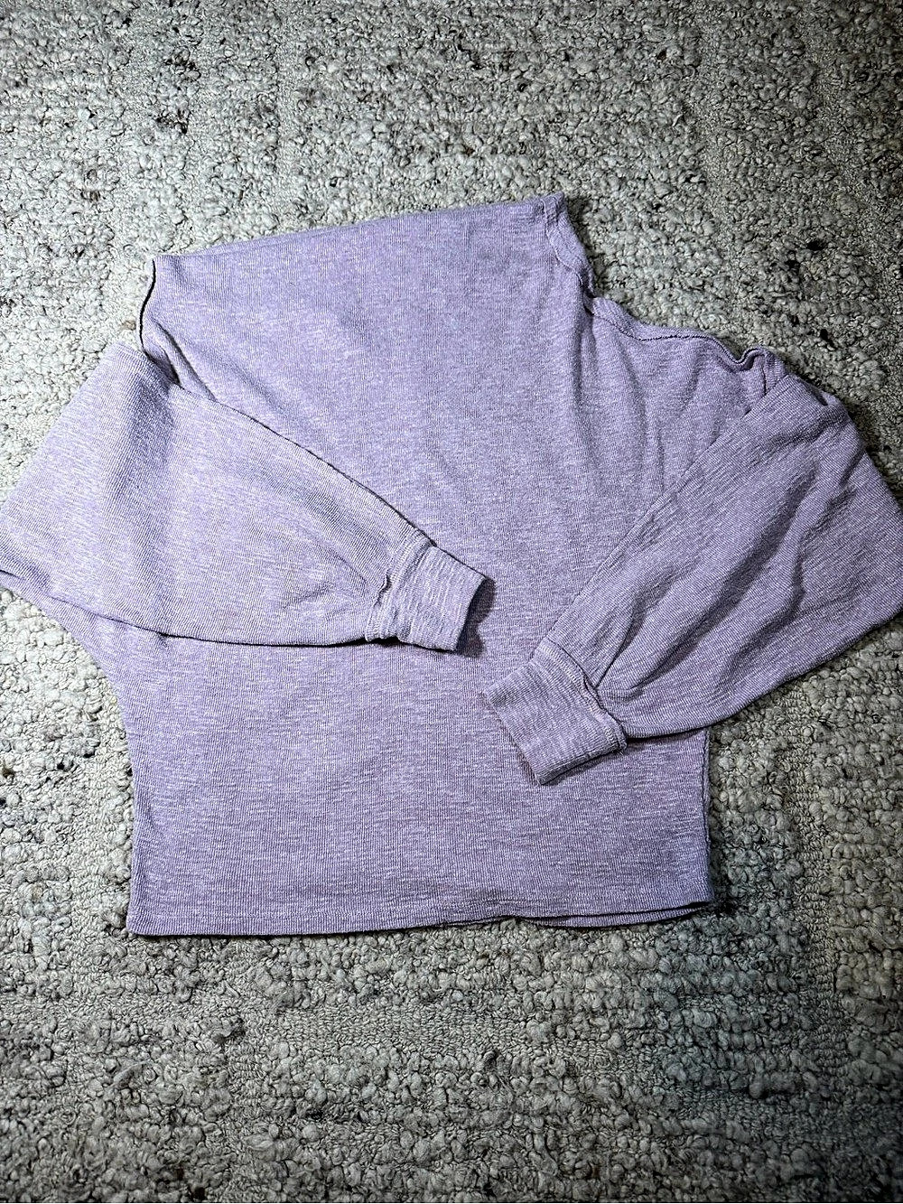 We The Free Long Sleeve Top in Lavender Size Small